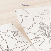Mideer Adhesive Coloring Scroll The Magic Zoo