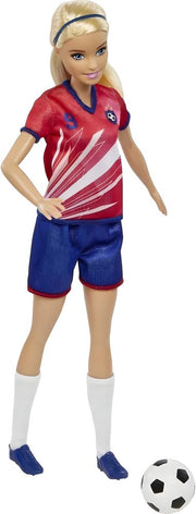 Barbie Soccer Player Doll with Ball & Uniform