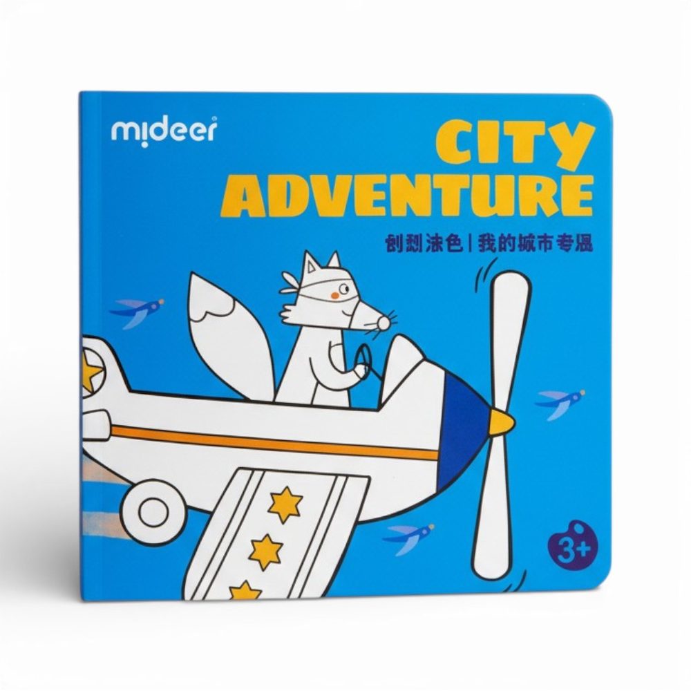 Mideer City Adventure Colouring Book