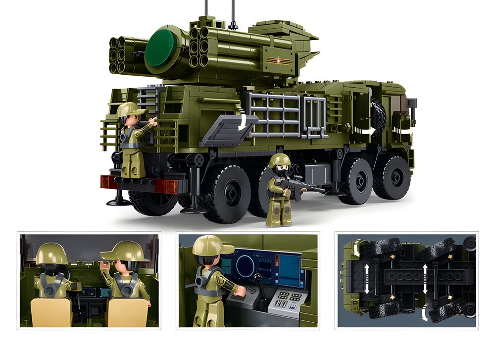Sluban ModelBricks Pantsir-S1S Self-Propelled ADS