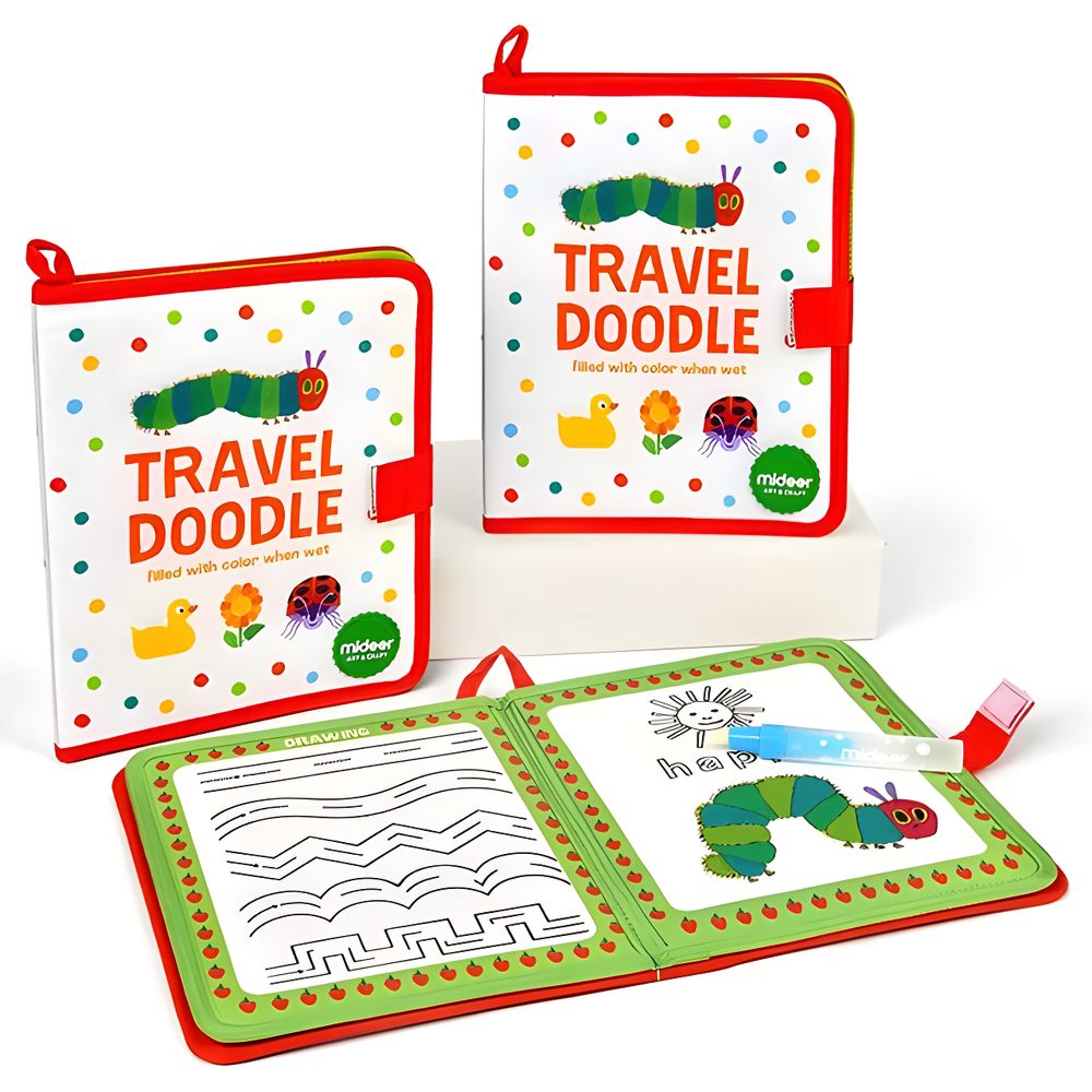 Mideer Travel Doodle The Very Hungry Caterpillar Reusable Journal