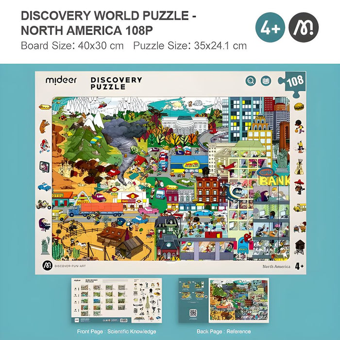 Mideer Discovery Puzzle Big World Small World
