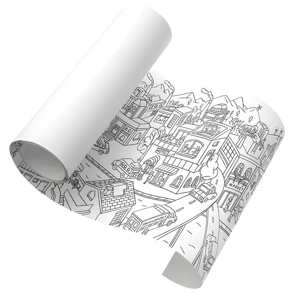 Mideer Giant Coloring Roll City