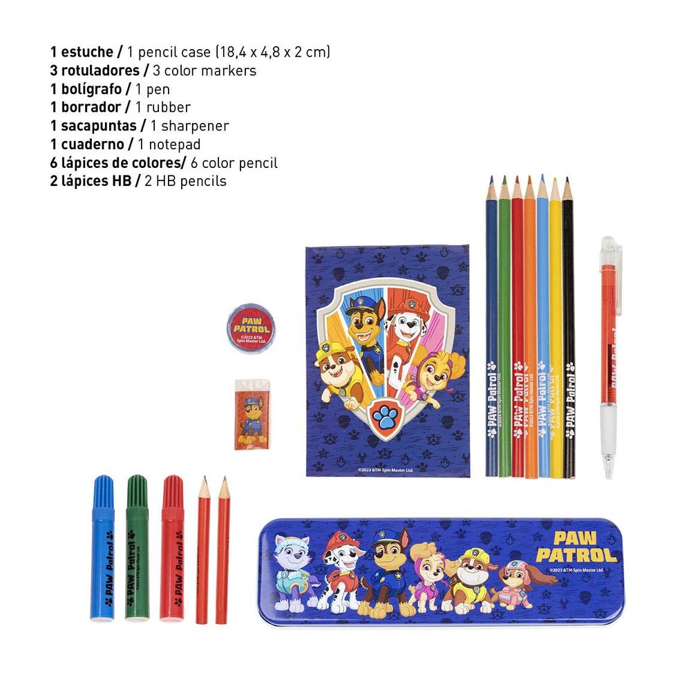 Paw Patrol Colouring Stationery Set Box