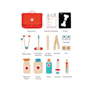 Mideer My First Medical Kit Wooden Toy Set