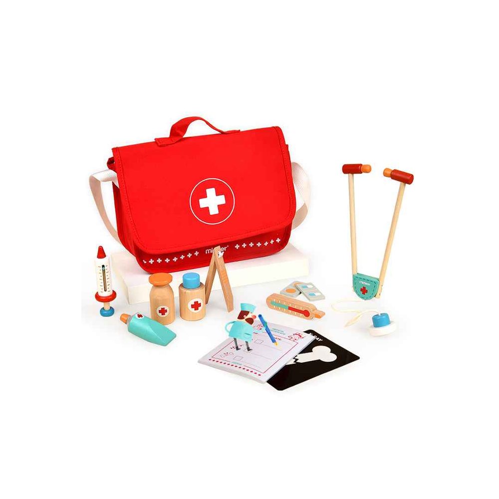 Mideer My First Medical Kit Wooden Toy Set