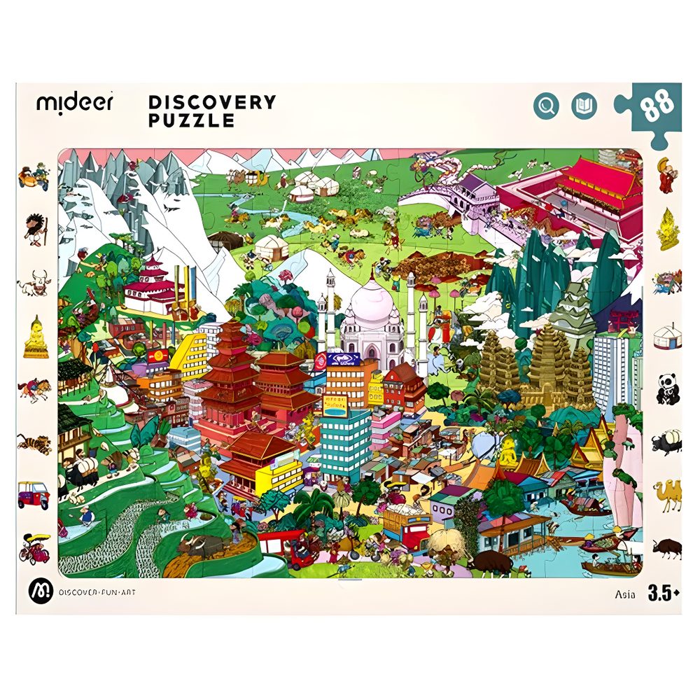 Mideer Discovery Puzzle Big World Small World