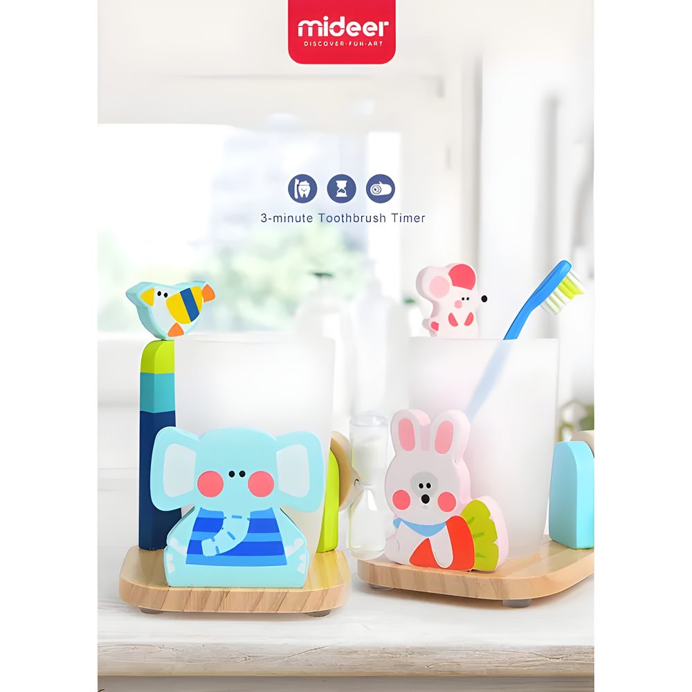 Mideer Baby Tina Toothbrush Timer & Cup - Age 3+