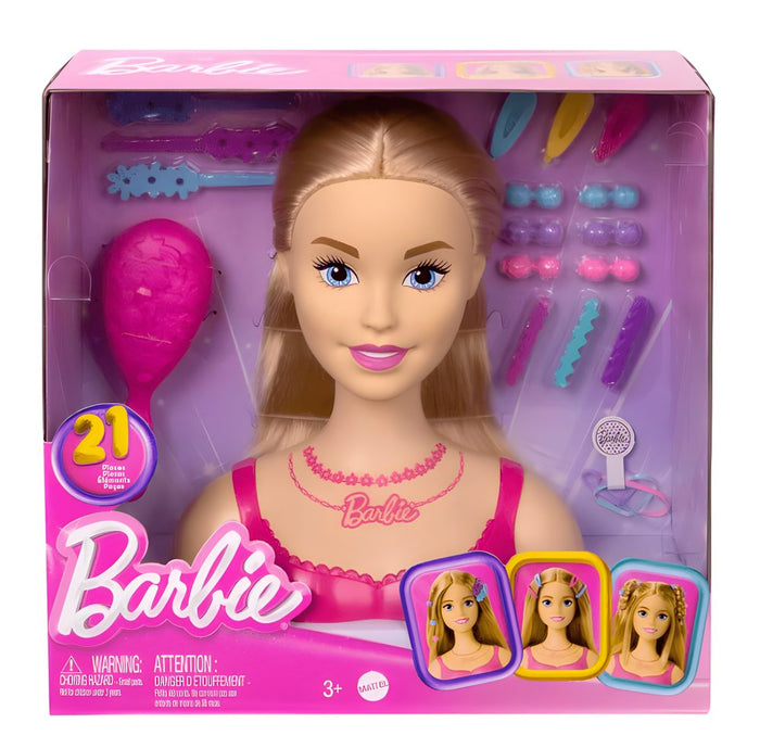 Barbie Doll Styling Head with 20 Hair Accessories
