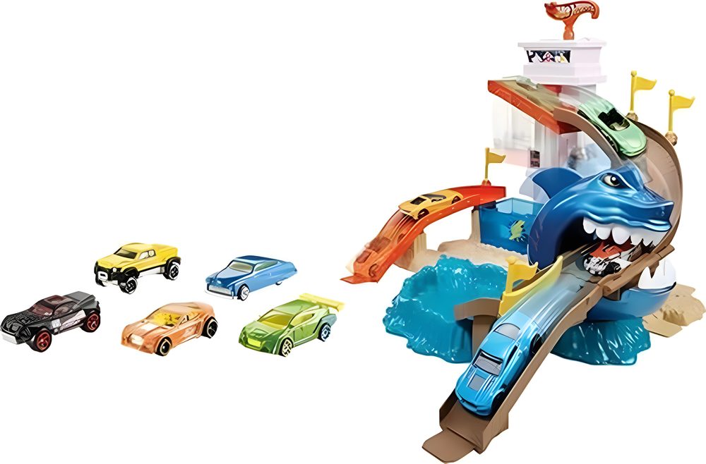 Hot Wheels Sharkport Showdown Playset for Kids 4+