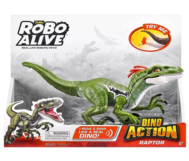 Robo Alive Dino Action Raptor