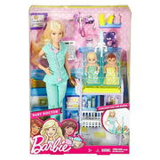 Barbie Baby Doctor Playset with Barbie Doll and Baby Dolls